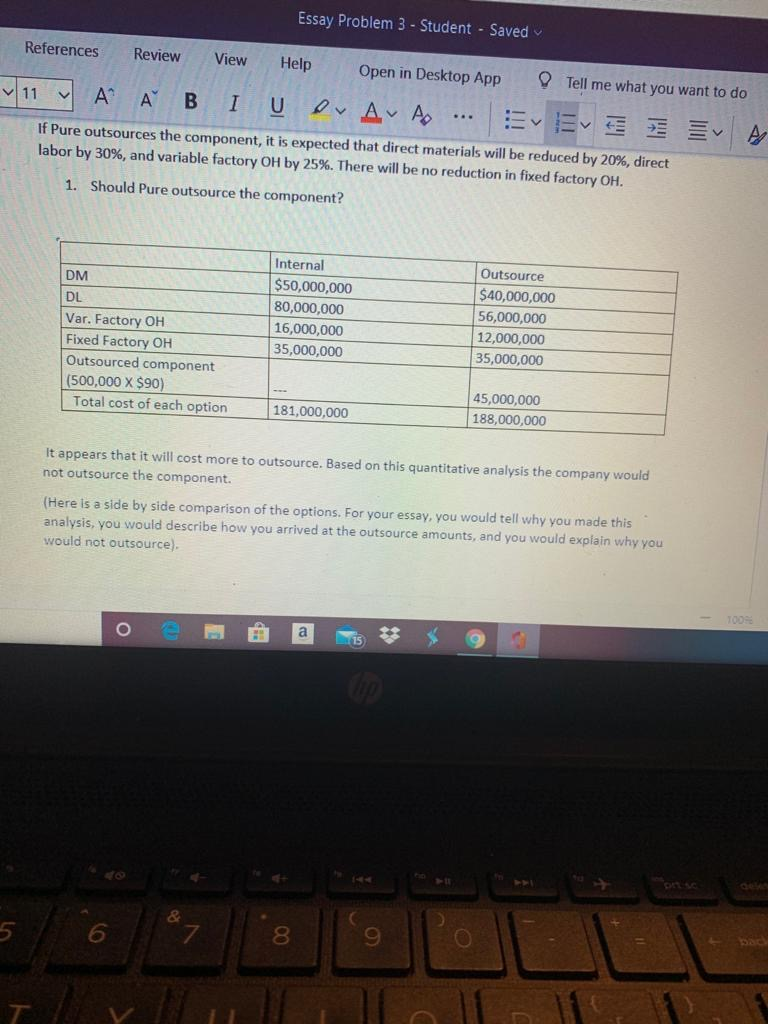 ... Evvv NAIVIE NOTE: Read the case below and calculate, explain, and