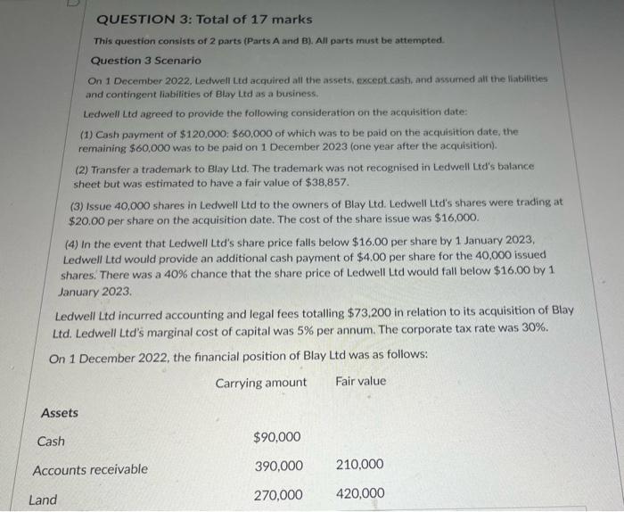 Do part (b) which is the question from last photo QUESTION 3: