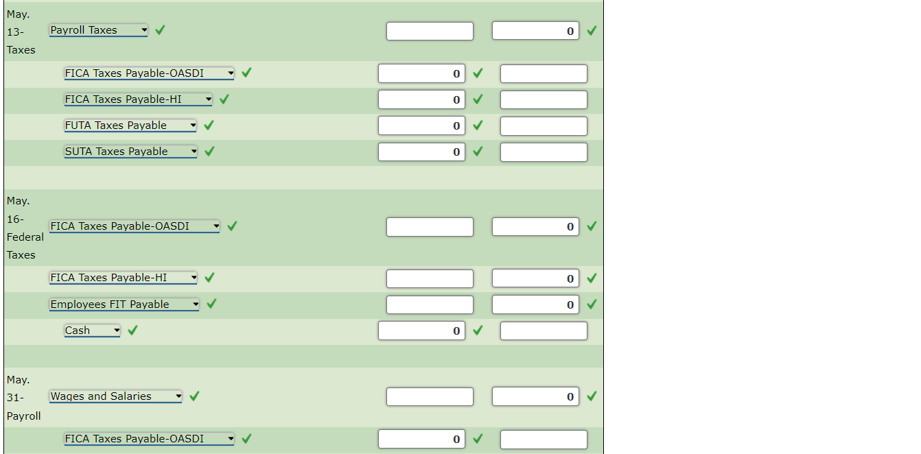 posted for the you are to record the payroll transactions for the