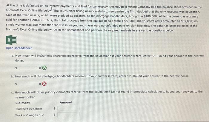  Spreadsheet Data included in photos d. How much will the remaining