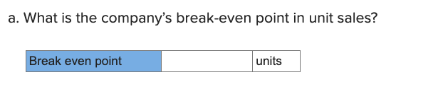 $180,000 of its fixed selling and administrative expense is traceable to the
