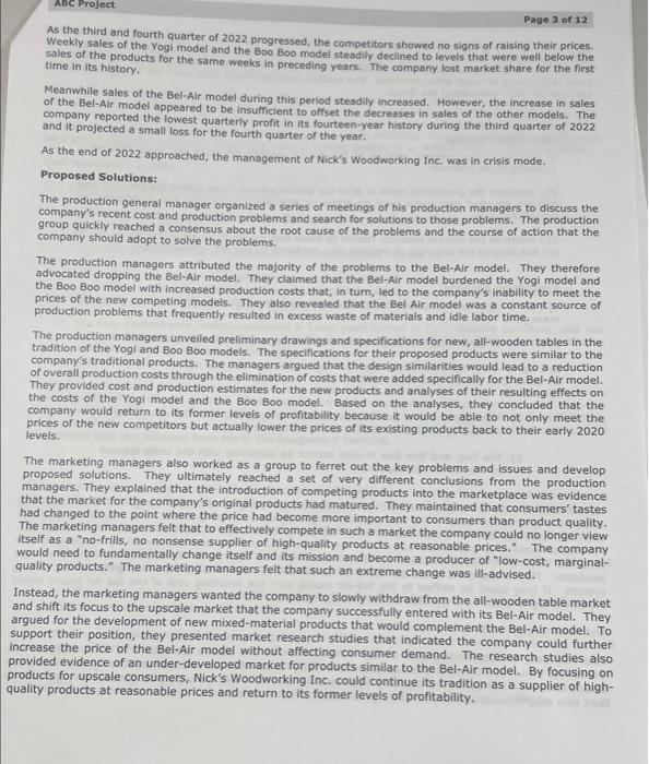 first decade of operations, the company produced two styles of tables: the