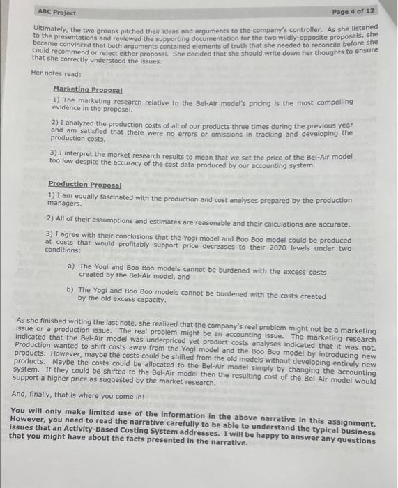 Yogi (deluxe) model and the Boo Boo (standard) model. The company was