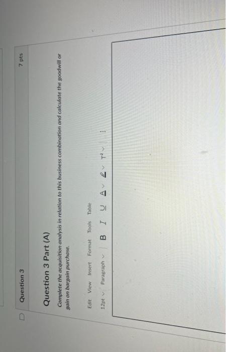 \{Parts A and B). All parts must be attempted. Question 3 Scenario