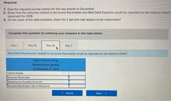 31, 2018, Kelly's Camera Shop had sales revenue of $175,000, of which