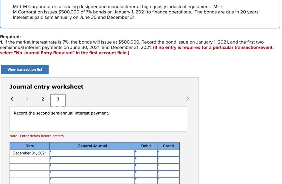 similar risk and maturity is 6%. Interest is paid annually on December