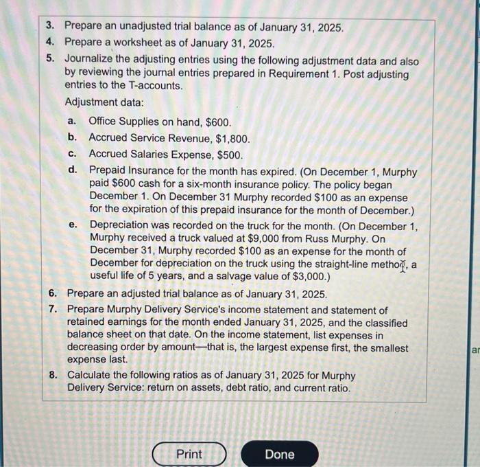 Assets Current Liabilities: Salaries Payable Print Liabilities $ 69 Done 800 4.500