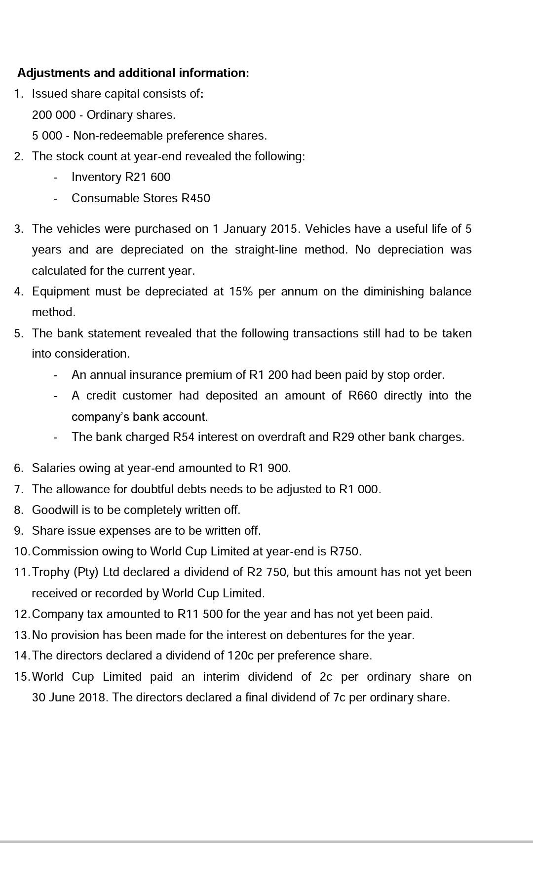 please kindly help me sorry I've updated my question . Adjustments
