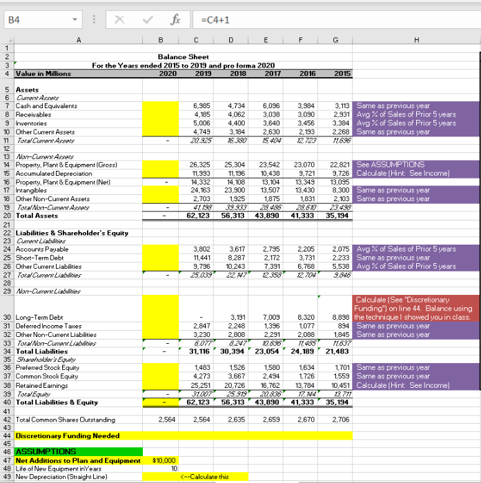 PLEASE SHOW HOW TO SOLVE USING EXCEL, PLEASE INCLUDE ALL FORMULAS USING