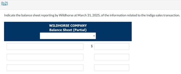 Wildhorse Company sold to Indigo Hardware 210 tool sets at a price