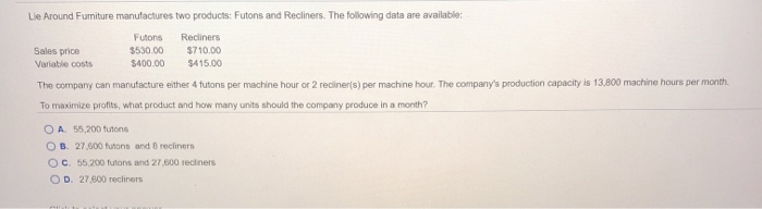 company is analyzing the opportunity to accept a special sales order for