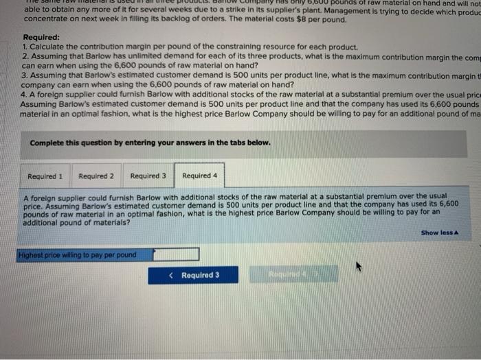 Other variable expenses Total variable expenses Contribution margin Contribution margin ratio 24