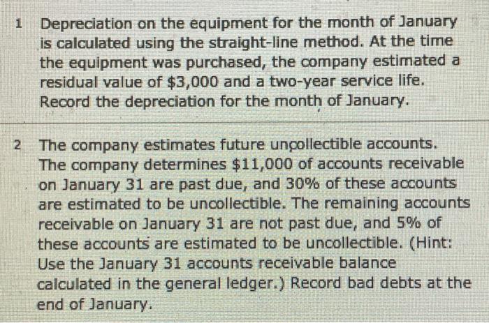 for ACME fireworks: On January 1, 2021, the general ledger of ACME