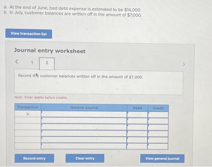 Method [LO 8-2] Required: Prepare journal entries for each transaction listed, (If