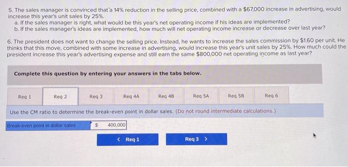 expenses are $40.00 per unit, and fixed expenses total $200,000 per year