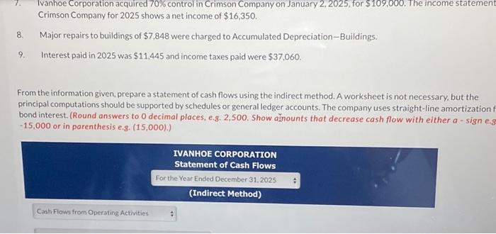 Statement of Retained Earnings For the Year Ended December 31, 2025 January