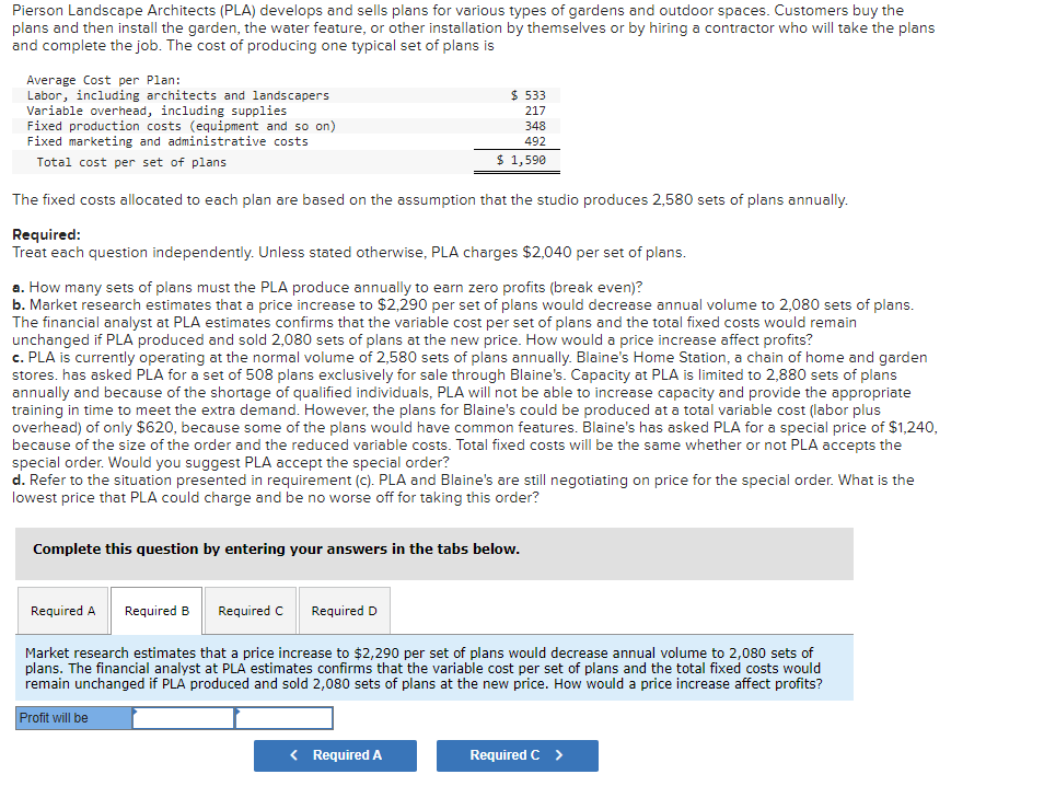 of gardens and outdoor spaces. Customers buy the plans and then install