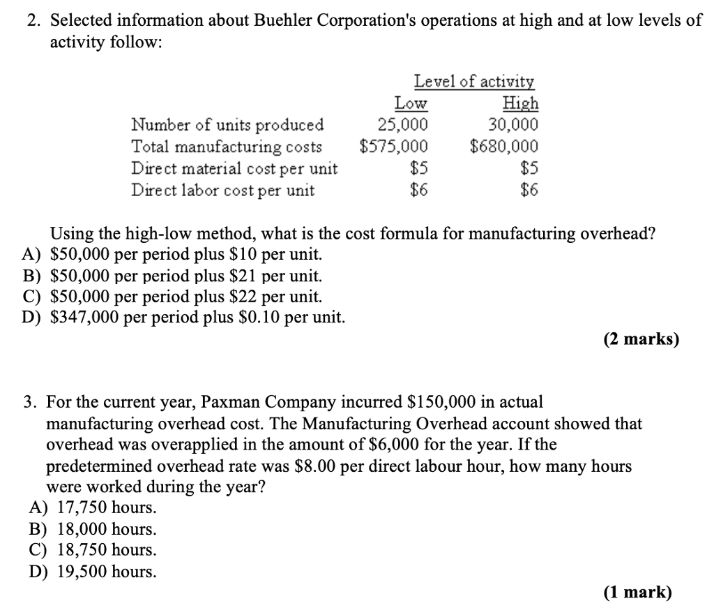 I need help with question 2 and 3 please! 2. Selected information