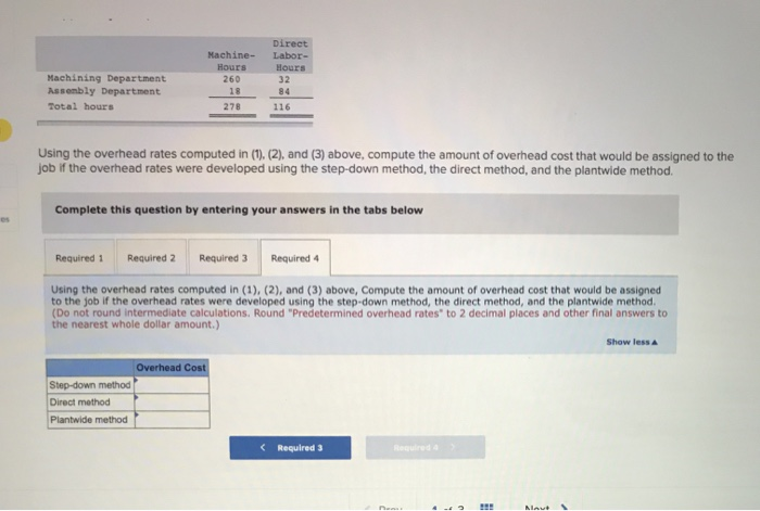 company allocates service department costs to other departments in the order listed