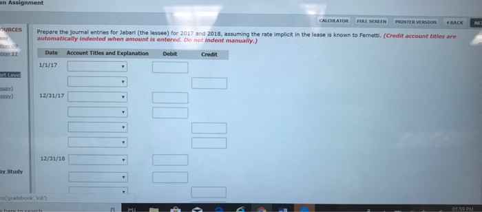 is 10 years with equal annual rental payments of $51,800 at the