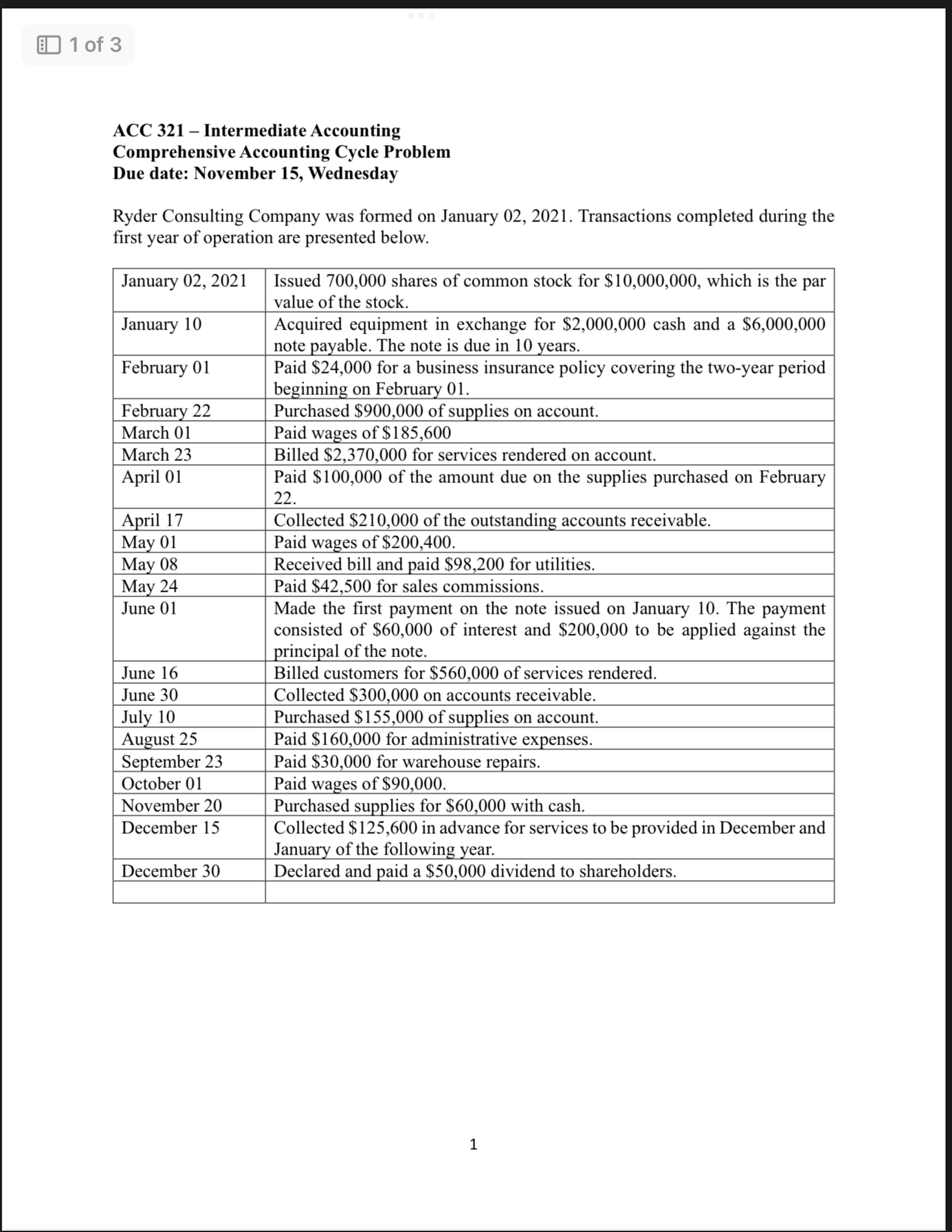  Required: a. Journalize the transaction for the year. b. Post the