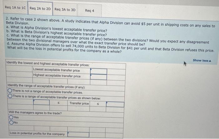 2 3 57,000 303,000 101,000 202,000 57,000 303,000 74,000 202,000 Alpha Division