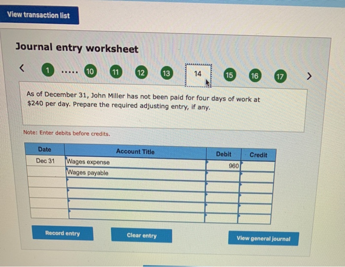 a five-year life with no salvage value. Prepare the required adjusting entry,