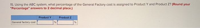 much manufacturing overhead cost is allocated to Product Y and Product Z?