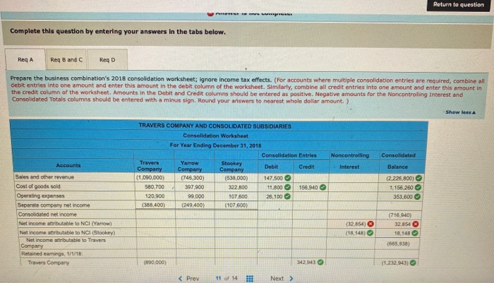 income (above) Dividends declared Retained earnings, 12/31/18 Current assets Investment in Yarrow