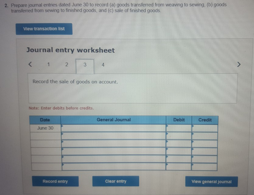 department. The following information is available regarding its June inventories: Raw materials