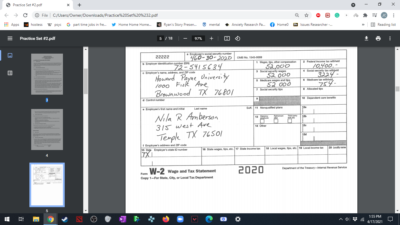 Practice Set #2.pdf 1 / 18 100% + | George and Nila