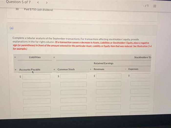 an apartment 27 Pays $720 on account for the office furniture purchased