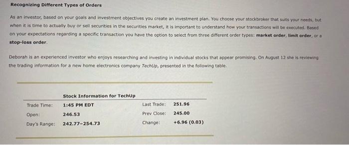 drop down menu options for blanks1) limit or market 2) carried over