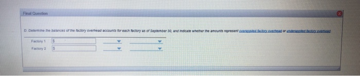 account mes. Scroll down to record the entry for Factory2 FEED JOURNAL