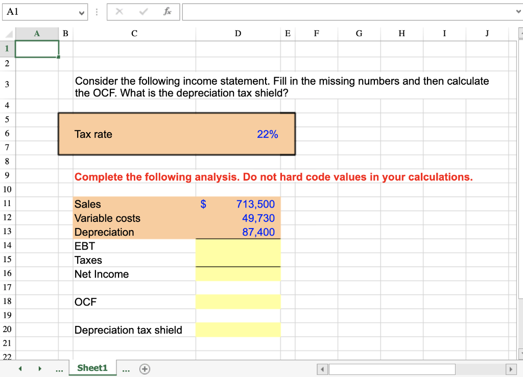 AB D E F G H I J Consider the following
