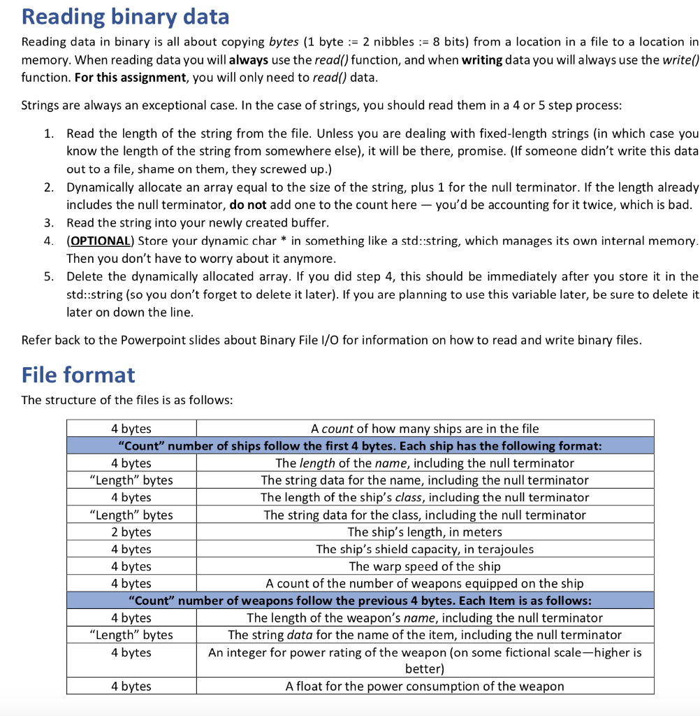 bytes (1 byte:- 2 nibbles:8 bits) from a location in a file