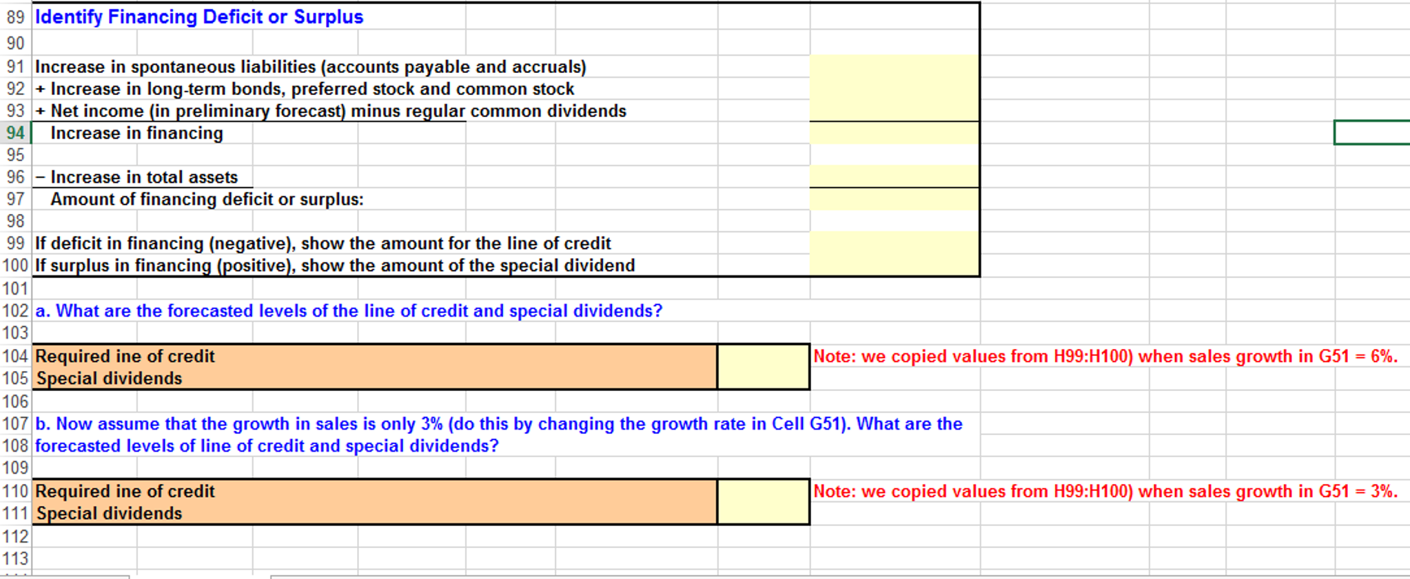 Model.xls on the textbooks Web site, which contains the 2015 financial statements