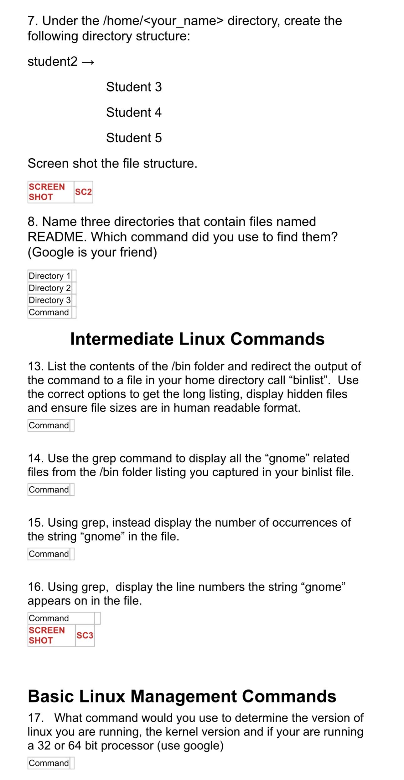  This is based on Linux command line 
