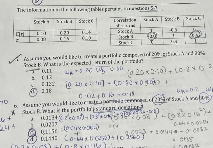 providing the information for the and the question solve question 6 The
