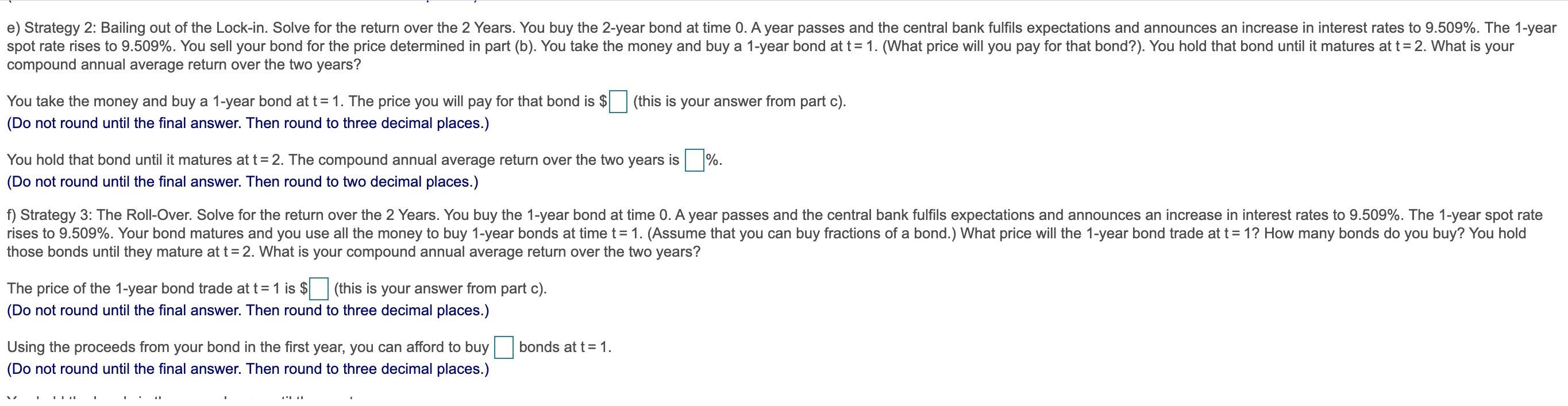7.50% respectively. Thank you! Settings In this question you will compare three