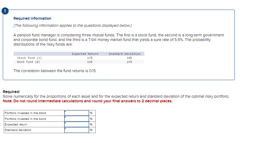 Required Information ! Required Information [The following Information applles to the