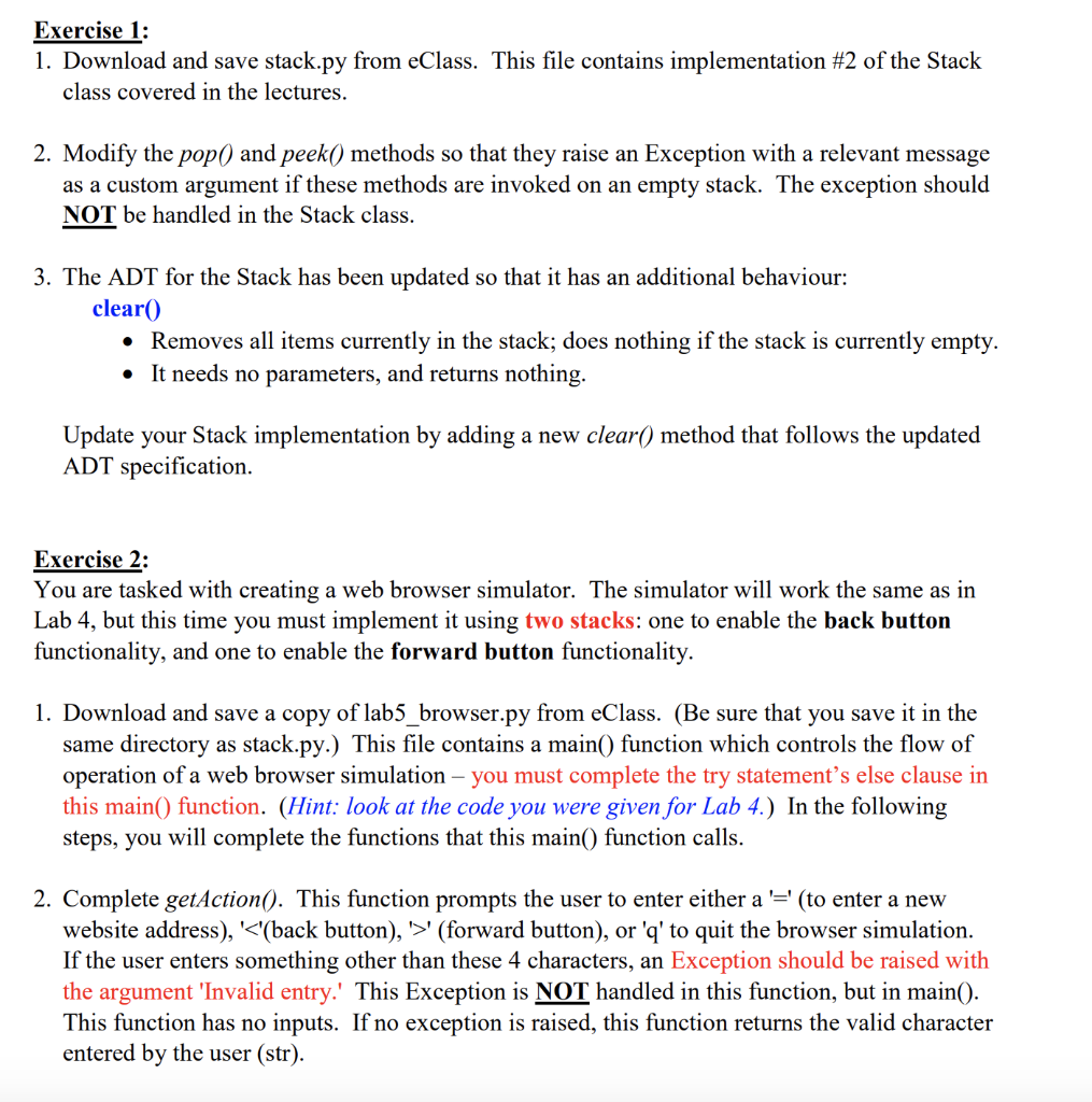 self.items.append(item) # MODIFY: RAISE AN EXCEPTION IF THIS METHOD IS INVOKED ON