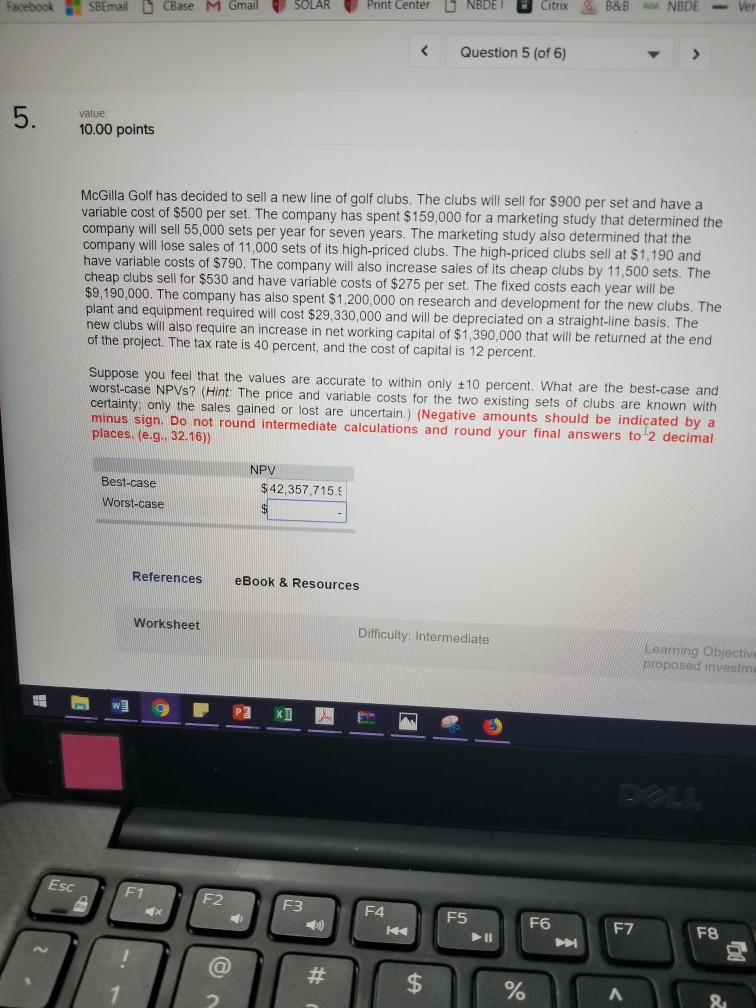  Facebook SBEmail D CBase Gmail SOLAR Print Center NBDE1Citrix B&B AMNBDE-Ver