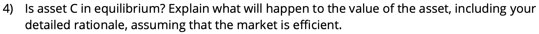 10,000 to invest. What would be the combination of Asset A and