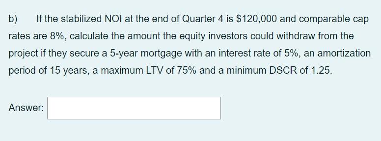 at $15,000. The expected cash flows are as follows (assume each cash