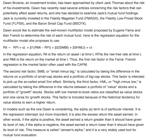 Please help me with this Mini Case. It is from the book