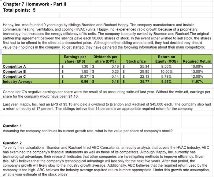  1) There is one problem with 2 questions 2) complete the