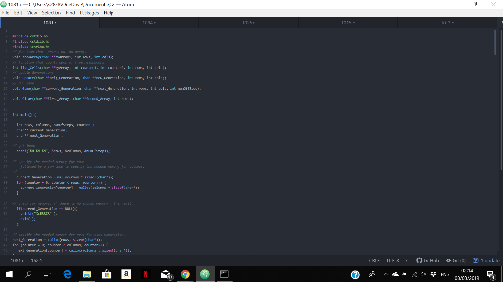 cols orig Generationi1rin-new Geverationilril: printf("%s\p SNTK" ); e need this function to