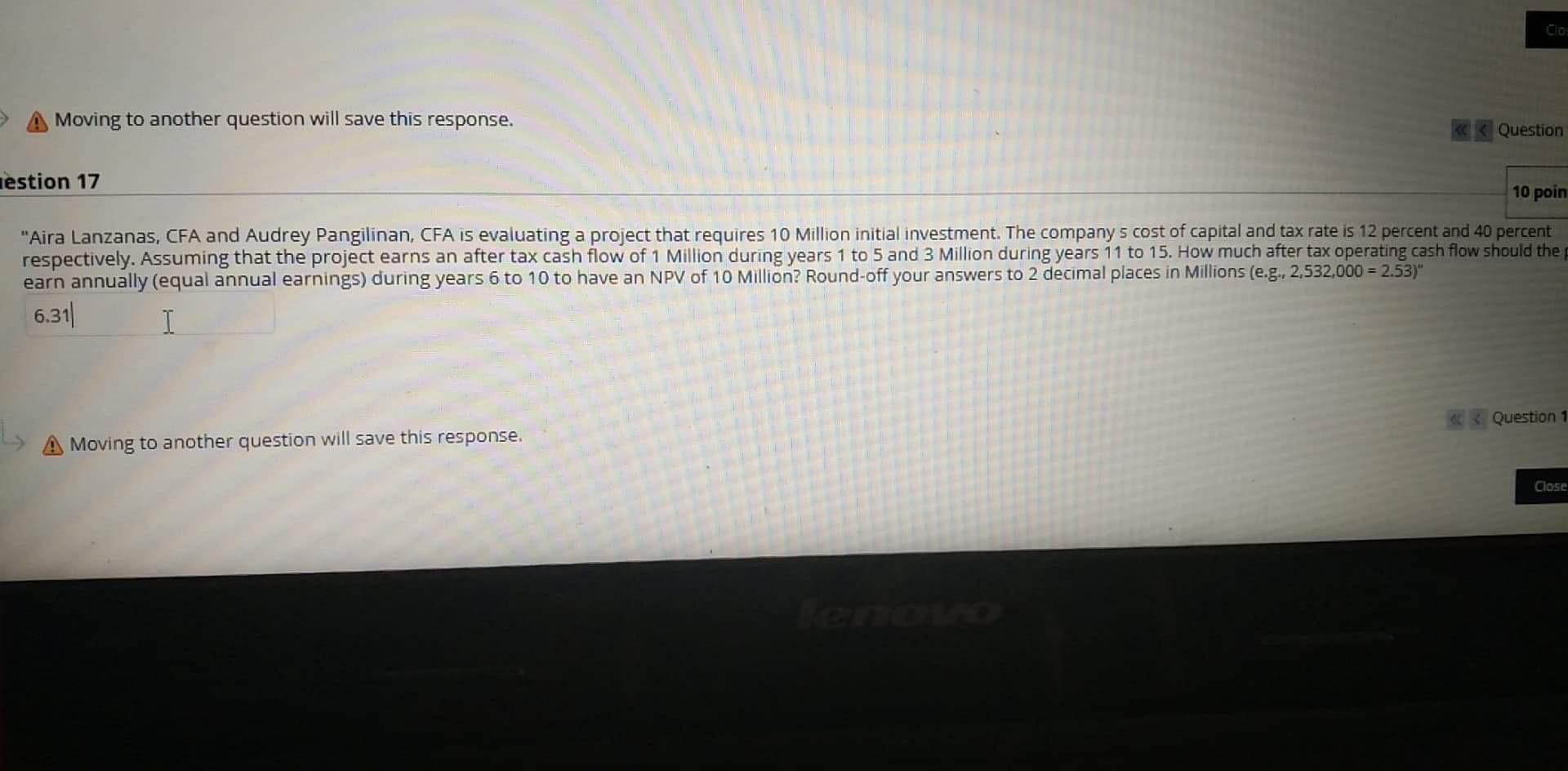 answer asap pls CIOS Moving to another question will save this response.