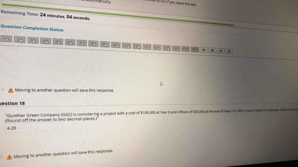 company s cost of capital and tax rate is 12 percent and